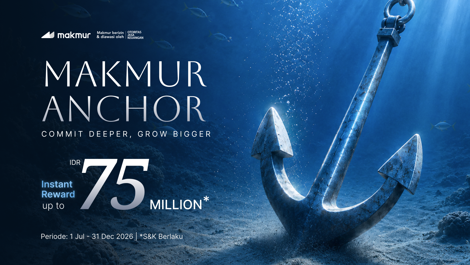 Makmur Anchor: Instant Reward Hingga Rp75 Juta