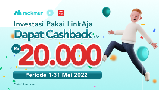 Promo Mei 2022: Investasi Pakai LinkAja Dapat Cashback s/d Rp 20 Ribu!