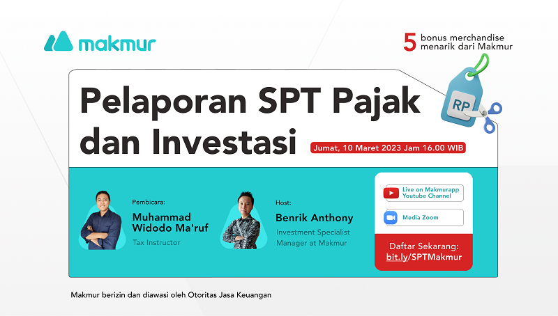 [Webinar Makmur] Pelaporan SPT Pajak dan Investasi