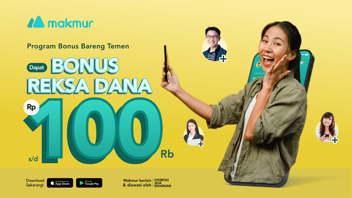 Promo Juni 2023, Bonus Bareng Teman Dapat Bonus Investasi Hingga Rp 100.000!
