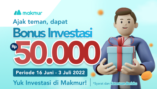 Ajak Teman, Dapatkan Bonus Investasi Rp 50.000 !