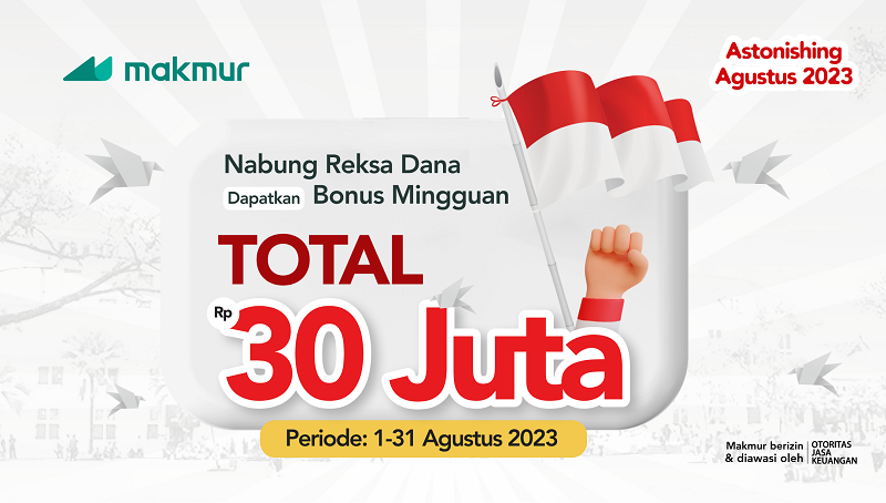 Promo Astonishing August 2023, dapatkan Bonus Mingguan Hingga Rp 30 Juta!