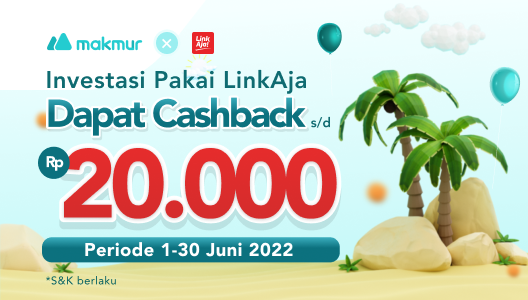 Promo Juni 2022: Investasi Pakai LinkAja Dapat Cashback s/d Rp 20 Ribu!