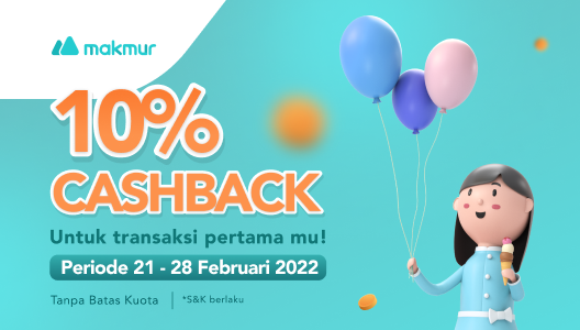 GAJIAN PROMO FEBRUARI 2022: Bonus Investasi bagi seluruh sobat Makmur!