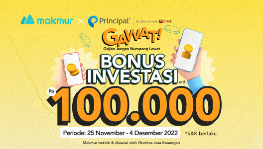 Promo Payday November 2022, GAWAT! Ada Bonus Investasi sampai Rp100 Ribu!