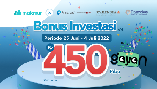 Promo Gajian Juni 2022, Kejutan Payday Bonus Investasi hingga Rp 450 Ribu !