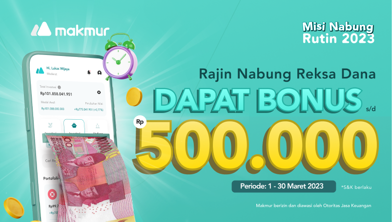 Promo Maret 2023, Misi Nabung Rutin Pakai Robo Mavis Berhadiah Reksa Dana hingga Rp 500.000