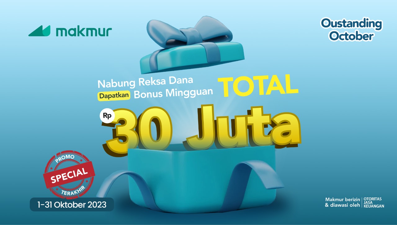 Promo Outstanding October 2023, dapatkan Bonus Mingguan Hingga Rp 30 Juta!