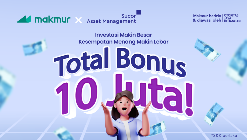 Promo Best Investor Sucorinvest 2023, Total Bonus Investasi Rp 10 Juta!