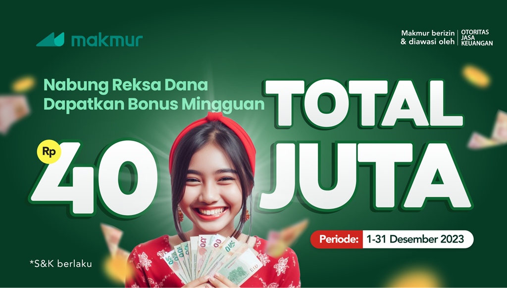 Promo December Delights 2023, dapatkan Bonus Mingguan hingga Rp 40 Juta!