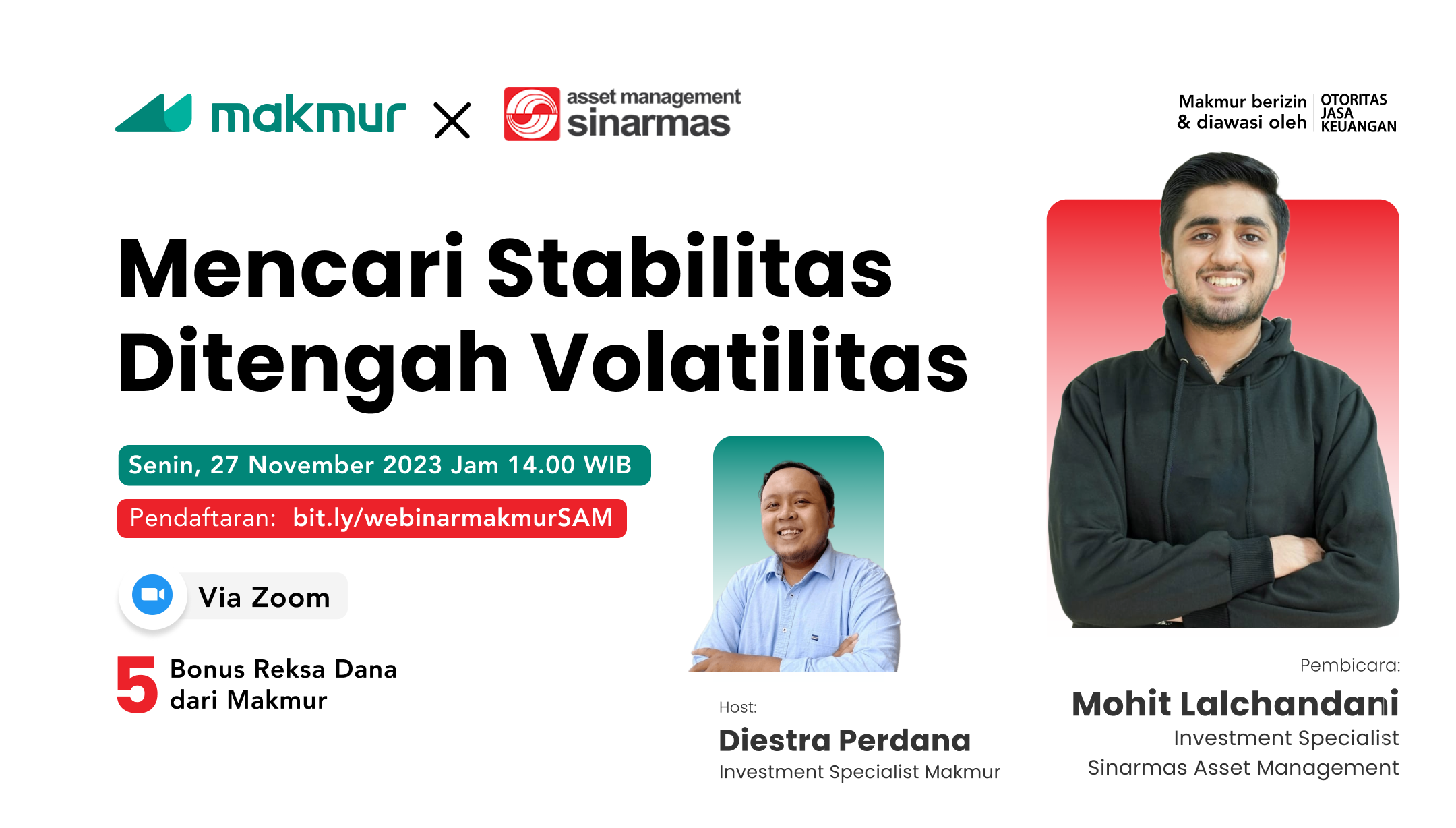 Zoom Makmur x Sinarmas Asset Management: Mencari Stabilitas Ditengah Volatilitas