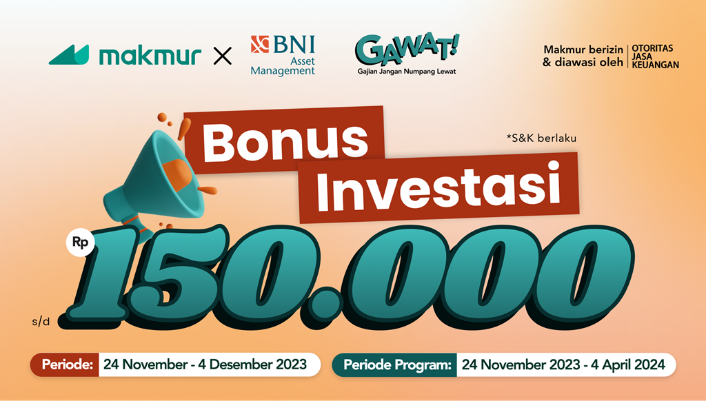 Promo Payday BNI November 2023, Bonus Investasi hingga Rp 150 Ribu!