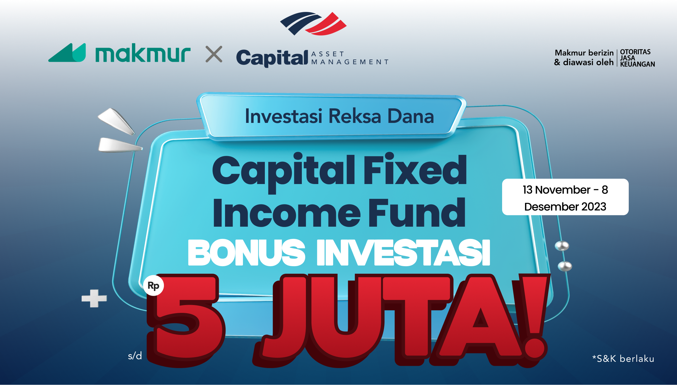 Promo Notable Capital Fixed Income Fund, Dapatkan Bonus Investasi hingga Rp 5 Juta!