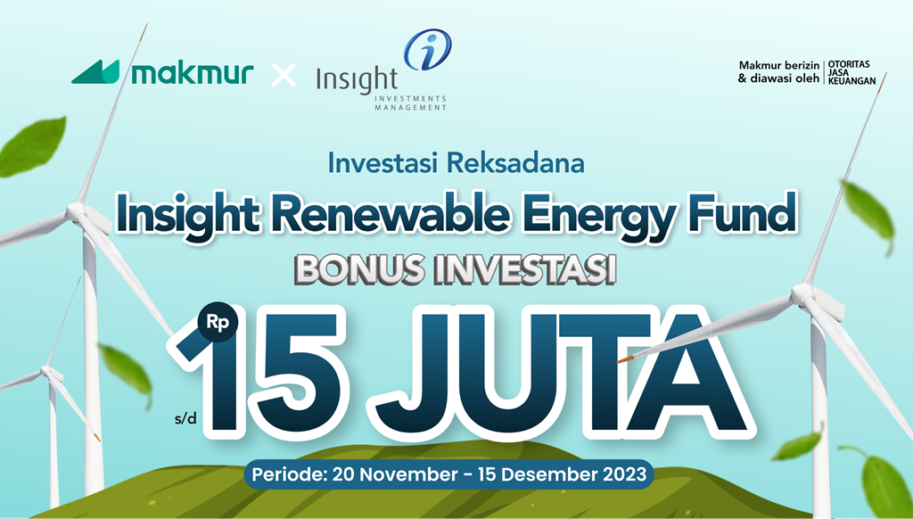 Promo Bonanza I-Renewable, Bonus Investasi hingga Rp 15 Juta!