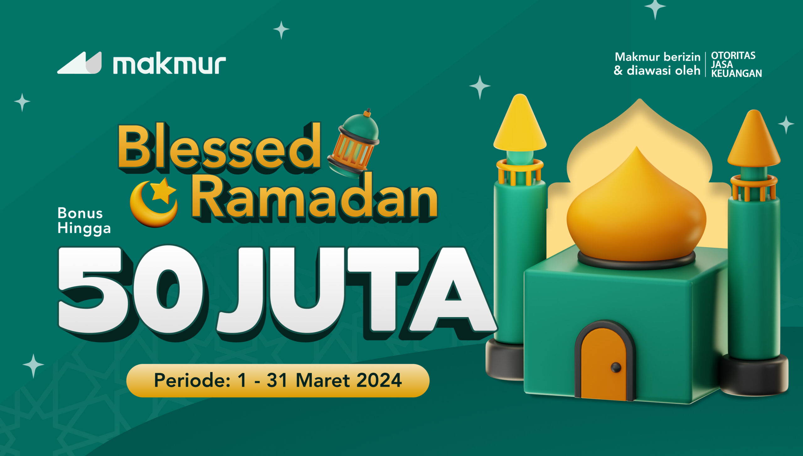 Promo Blessed Ramadan 2024, Dapatkan Bonus Investasi Hingga Rp 50 Juta!