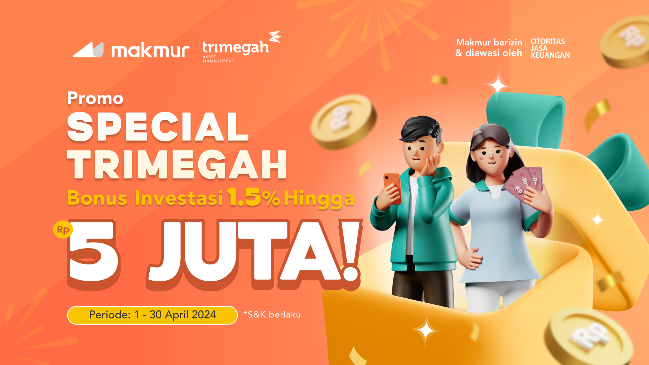 Promo Special Trimegah 2024, Bonus Investasi hingga Rp 5 Juta!