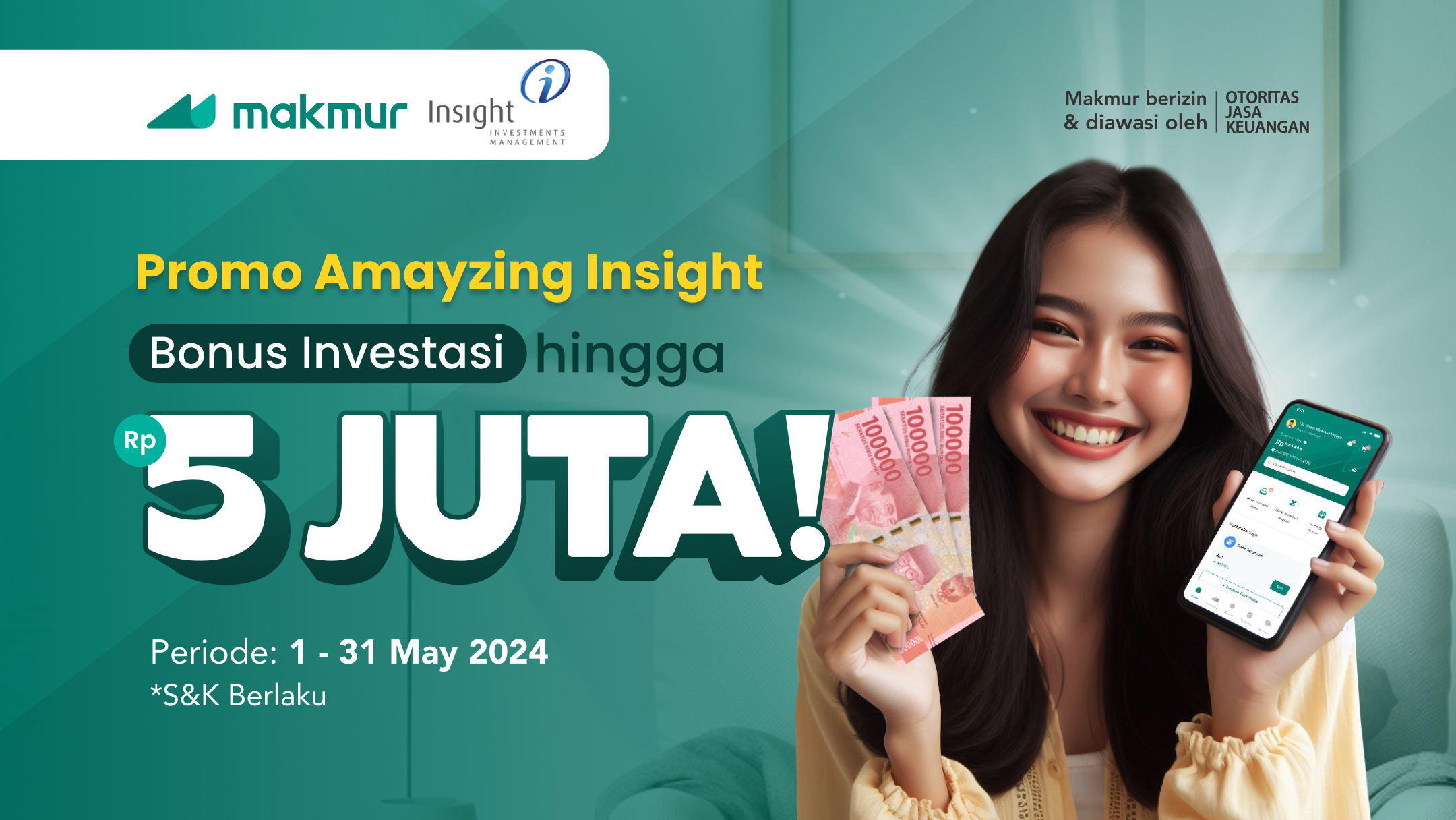 Promo Amayzing Insight 2024, Bonus Investasi hingga Rp 5 Juta!