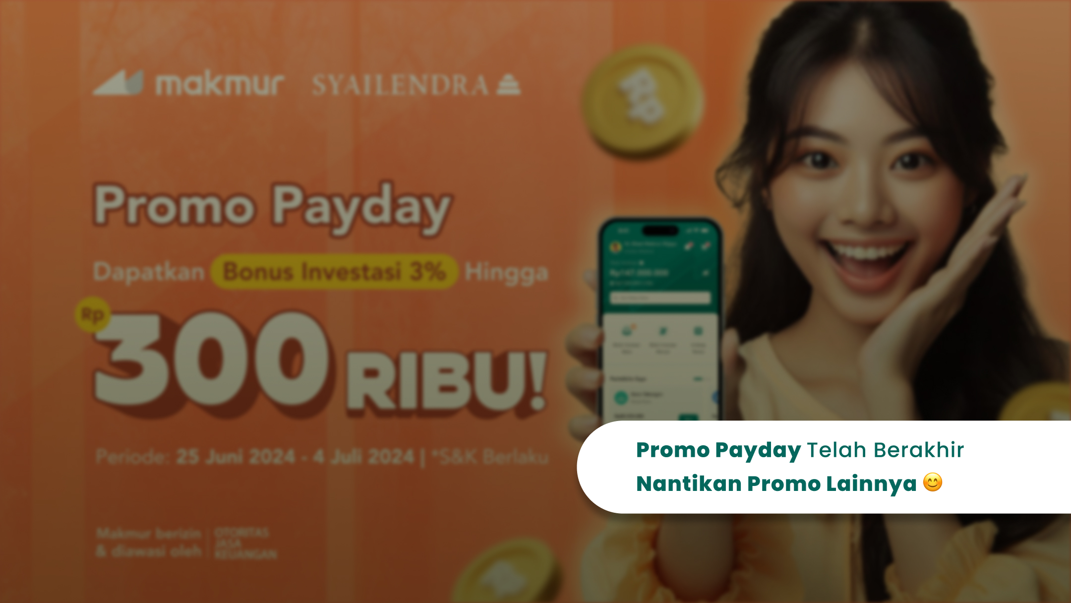 Promo Payday Syailendra Juni 2024, Bonus Investasi hingga Rp 300 Ribu!