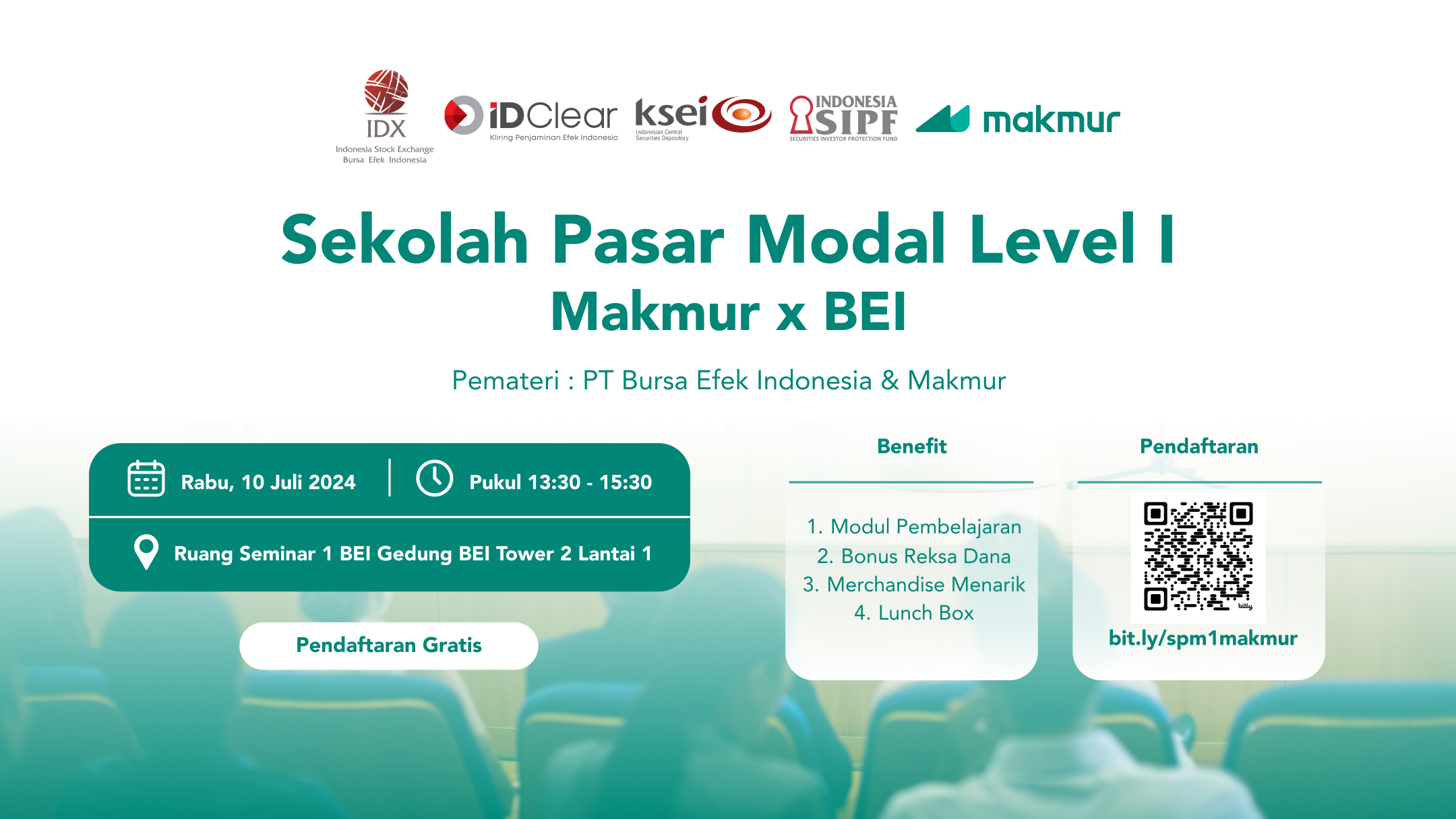 [SPM Level I] Makmur x Bursa Efek Indonesia: Sekolah Pasar Modal Level 1