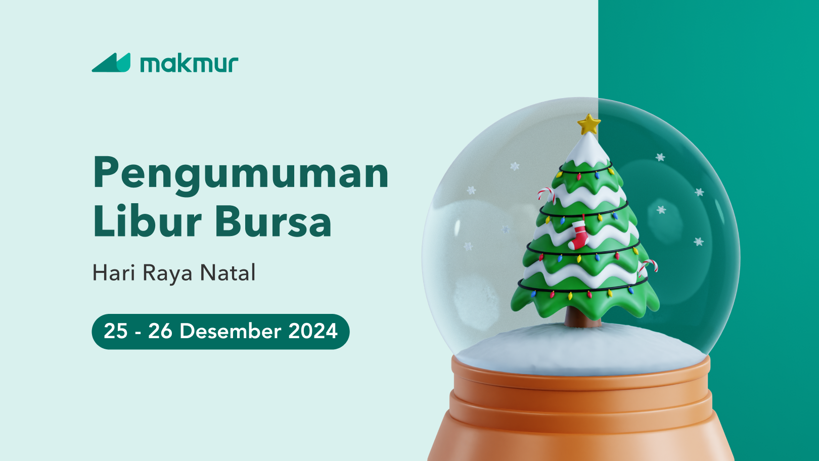 Pengumuman Libur Bursa Memperingati Hari Natal