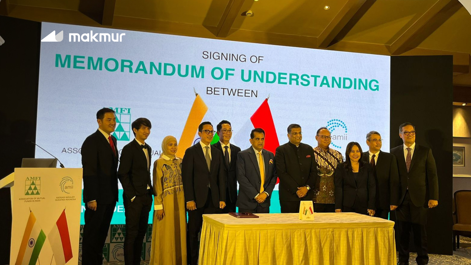 Kerjasama Pengembangan Industri Reksa Dana India dan Indonesia, Kedua Negara Tandatangani MoU