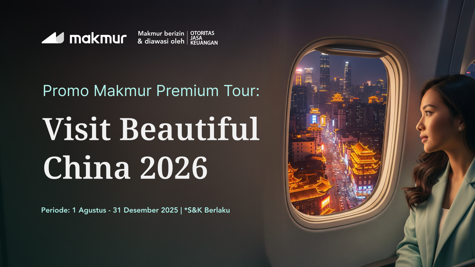 Promo Makmur Premium Tour: Visit Beautiful China 2026!