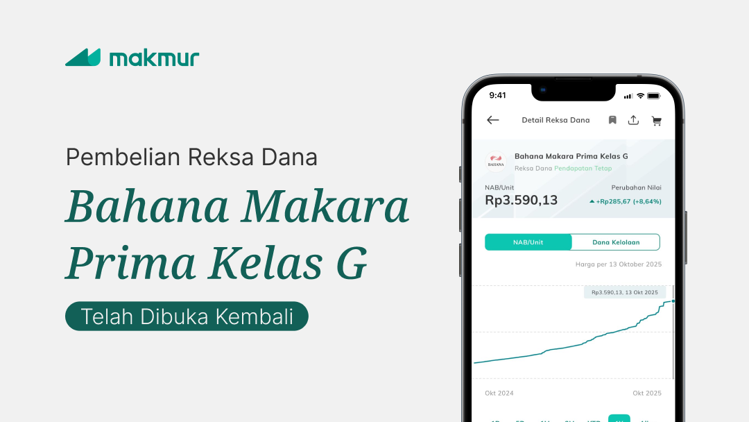 Pembelian Reksa Dana Bahana Makara Prima Kelas G Telah Dibuka Kembali