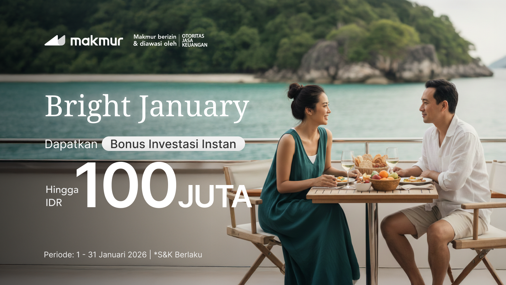 Promo Bright January 2026: Dapatkan Bonus Investasi Instan Hingga Rp 100 Juta!