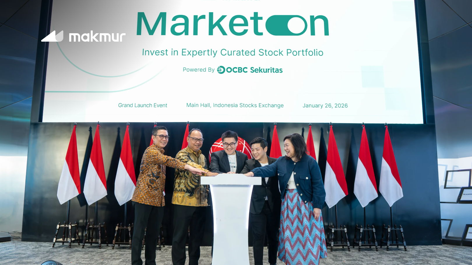 Makmur Luncurkan Fitur Investasi Saham Lewat Makmur Market On Bersama OCBC Sekuritas
