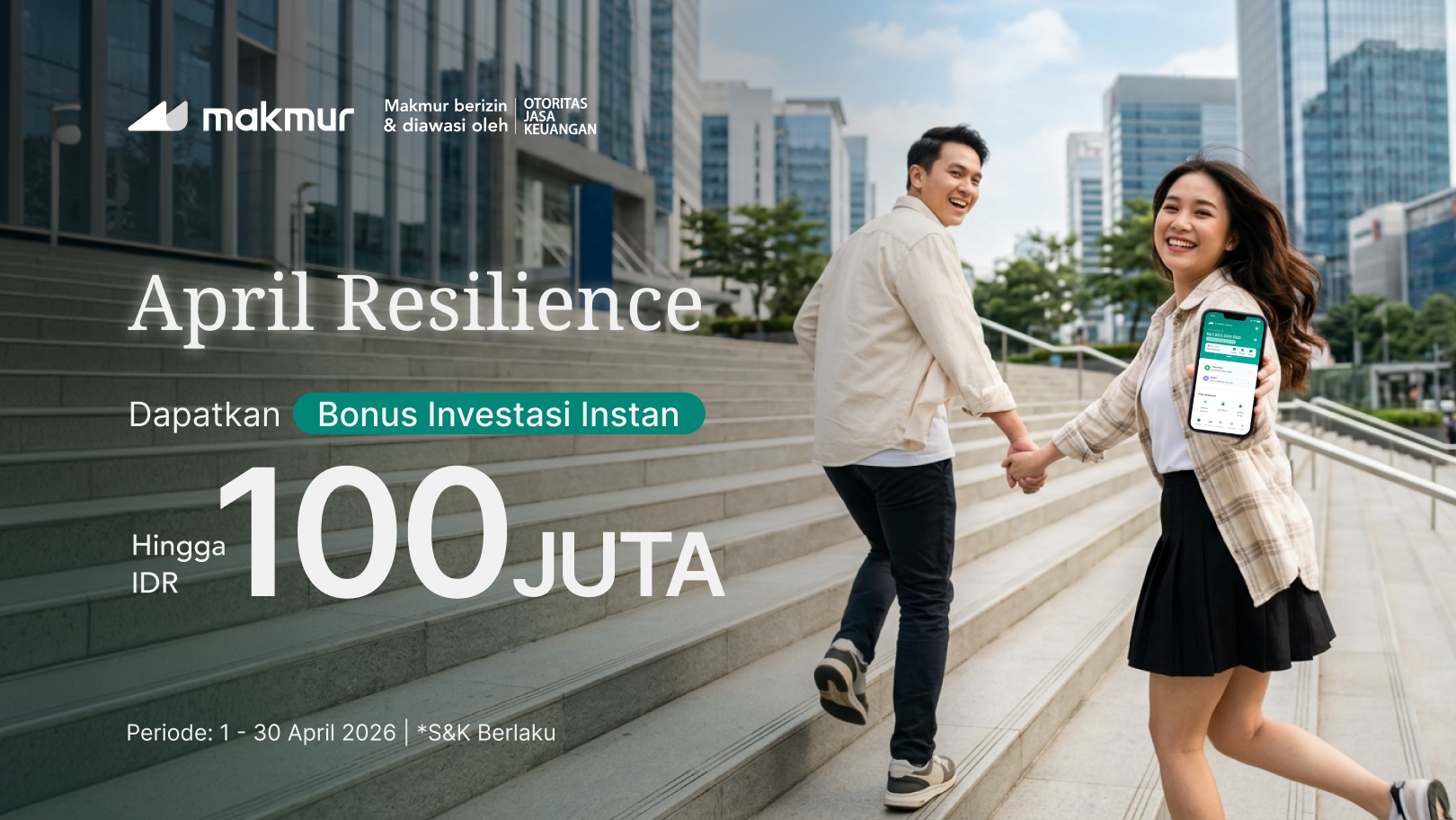 Promo April Resilience 2026: Dapatkan Bonus Investasi Instan Hingga Rp 100 Juta!