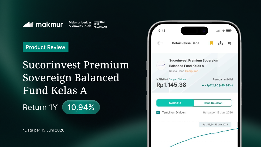 Sucorinvest Premium Sovereign Balanced Fund Kelas A: Tetap Stabil di Tengah Tekanan Pasar Obligasi